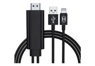Cabo Adaptador Lightning Para Hdmi 4k 1m IPhone Ios Usb 1080p FY-882