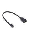 Cabo Adaptador Micro Hdmi X Hdmi Fêmea 30cm Amchf-30