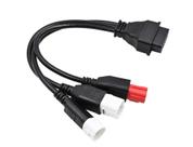 Cabo Adaptador Obd2 Moto Honda 6 pinos e Yamaha 3 e 4 Pinos