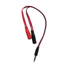 Cabo Adaptador OEX CE402, 2P2 para P3, Preto e Vermelho - 487412 Cabo Adaptador OEX CE402, 2P2 para P3, Preto e Vermelho - 487412