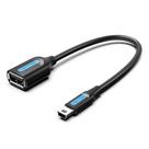 Cabo Adaptador Otg Mini Usb V3 Macho Para Usb 2.0 Fêmea