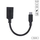 Cabo Adaptador Otg Tipo-c P/ Usb A 3.0 - Preto - 15 Cm - P3amup-15
