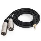 Cabo Adaptador P2 Estéreo para 2 XLR