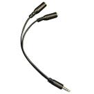 Cabo Adaptador P2 x P3 para Fone Headset e Microfone 2 em 1 Clanm