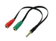 Cabo Adaptador P3 Macho X P2 Fêmea Fone Mic Celular Tablet