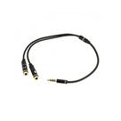 Cabo Adaptador P3 para 2 P2 Fone e Microfone 20cm MXT