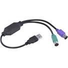 CABO ADAPTADOR PS2 FEMEA x USB MACHO VINIK MOUSE TECLADO PS2