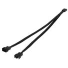 Cabo Adaptador PWM Cooler Fan 4 Pinos 2 Saidas, 25CM - Alloy