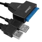 Cabo Adaptador Sata USB 3.0 com Entrada para Fonte 12V XT2151 Para SSD e HD Externo 2,5" e 3,5" - Xt Cabo Adaptador Sata USB 3.0 com Entrada para Fonte 12V XT2151 Para SSD e HD Externo 2,5" e 3,5" - Xt