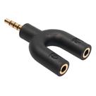 Cabo Adaptador Splitter P3 X P2 Fone Microfone Headset Controle Áudio Pc