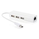 Cabo Adaptador Tipo C Para Rede Ethernet Rj 45 Usb