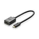 Cabo Adaptador Ugreen HDMI Tipo D para HDMI Tipo A Ultra HD 4K 22cm
