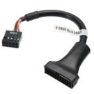 Cabo Adaptador USB 3.0 19 Pinos M P/ USB 2.0 de 9 Pinos F