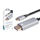 Cabo Adaptador USB C-P/Displayport 4K UltraHD 60HZ De Conexão Profossional