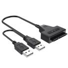 Cabo adaptador usb para hd sata 2.5/3.5 e ssd entrada fonte