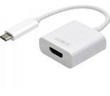 Cabo Adaptador Usb Tipo C Macho Para Hdmi Femea Branca