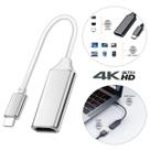 Cabo Adaptador Vídeo Tipo-C Macho HDMI Fêmea 4K Ultra HD 3.1