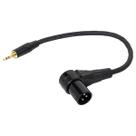 Cabo Adaptador XLR Macho 90º graus para P2 Macho Cabo Adaptador XLR Macho 90º graus para P2 Macho