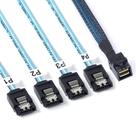 Cabo ADCAUDX MINI SAS para SATA SFF-8643 para SATA 1m