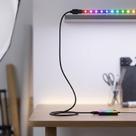 Cabo Alongador Fita Led 4 Pinos RGB 1 Metro Conector Extensao 12v Setup Gamer Sanca Gesso Estante