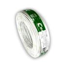 Cabo alta tensao 5mm branco rolo 100mt 1 Cabo alta tensao 5mm branco rolo 100mt 1
