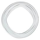 Cabo Antena Tv UHF VHF Digital Parabolica RG6 Montado Pronto Branco Coaxial 95 Malha com 40 Metros