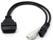 Cabo Audi 2P + 2P Adaptador Obd2 16 Pinos Cabo Audi 2P + 2P Adaptador Obd2 16 Pinos