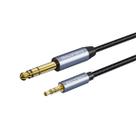 Cabo Áudio Auxiliar P2 Para P10 DJ Fone Mesa de Som 5m