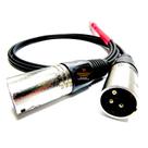 Cabo Áudio Blindado Y P2 Estéreo XLR Macho Duplo 6 Metros