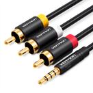 Cabo Audio e Video P3 Para Rca Receptor Av In Tv 2m Vention