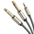 Cabo audio p2 para p10 1m av126 ugreen - 10613 Cabo audio p2 para p10 1m av126 ugreen - 10613