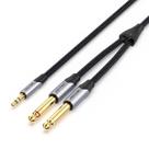 Cabo Audio Profissional P2 Estereo Para P10 Mono 2m Vention