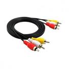 Cabo Audio/Video 3Rca + 3Rca 1,50M . / Kit C/ 10 Peças