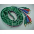 Cabo Audio/Video 3Rca+3Rca Componente 2M 1007 Cabo Audio/Video 3Rca+3Rca Componente 2M 1007