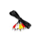 Cabo audio video rca 3x3 - conectech