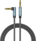 Cabo AUX Nanxudyj 0,9 m 3,5 mm macho para macho com conector em ângulo reto