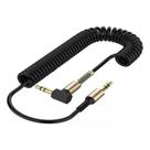 Cabo Auxiliar 3.5 Espiral P2 x P2 Hmaston 1 Metro Preto Rl-L200