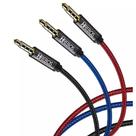 Cabo Auxiliar P2 + P2 1 Metro Nylon Reforçado Hrebos HS-332 Cabo Auxiliar P2 + P2 1 Metro Nylon Reforçado Hrebos HS-332