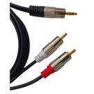 Cabo Auxiliar P2 Stereo x 2 RCA Profissional Cabo Auxiliar P2 Stereo x 2 RCA Profissional