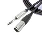 Cabo balanceado santo angelo xlr macho p10 mono 15 metros