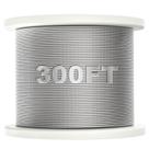 Cabo BLIKA 91 m 3,18 mm aço inoxidável T316 1850 lb
