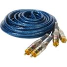 Cabo Blindado 2RCA X 2RCA 3m Azul Storm