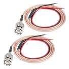 Cabo BNC Pigtail XMSJSIY RG316, antena coaxial coaxial, 0,8 m, 2 unidades