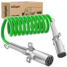 Cabo Breakaway de energia elétrica Nilight 7 vias de 12 pés para caminhão