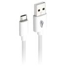 Cabo C3Tech USB para Micro USB CB-M11WH 1 Metro Carregador