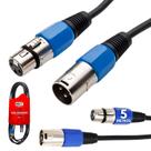 Cabo Cannon Microfone Macho Femea Midi Balanceado dmx xlr 5m Cabo Cannon Microfone Macho Femea Midi Balanceado dmx xlr 5m