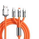Cabo Carregador 3 em 1 Tipo C Lightning Micro Usb