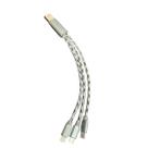 Cabo Carregador 3em1 Tipo C Micro USB E Lightning Tigre Cabo Carregador 3em1 Tipo C Micro USB E Lightning Tigre
