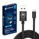 Cabo Carregador Cordão Motorola Original Usb-C 1,5 Metro - Moto G100, One Fusion+, Z, Z Play, Z2 Force, Z2 Play, Z3 Play, Edge, Edge+, Edge 20 Lite