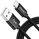 Cabo Carregador e Dados Usb para USB-C Tipo C Trançado 2m 2A Cabo Carregador e Dados Usb para USB-C Tipo C Trançado 2m 2A